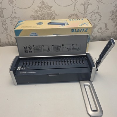Leitz comBIND 100 Kammbindemaschine A4 A5 Papier 8 Blatt Locher manuell Büro
