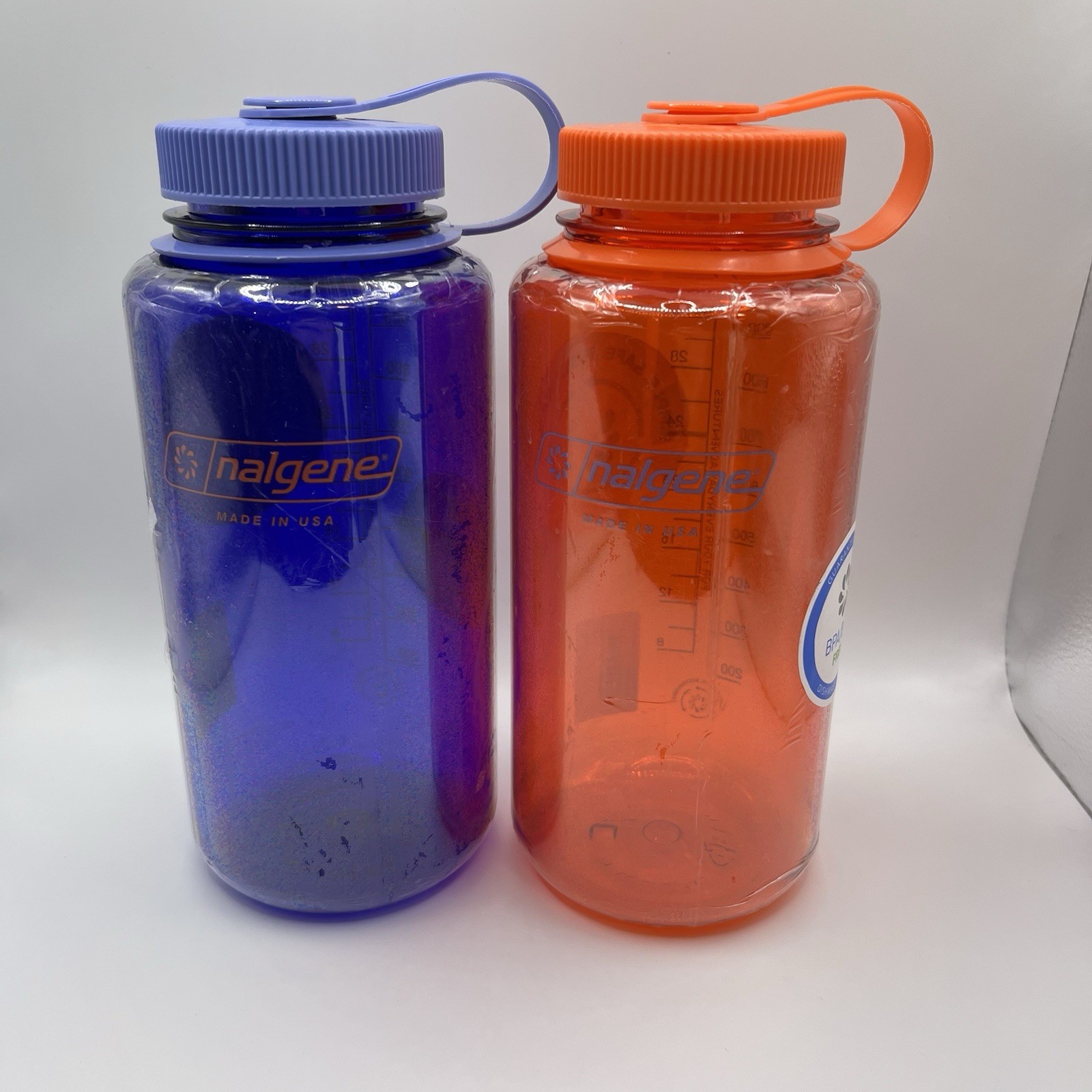 S Lot 2 Bpa Free Blue Orange Usa