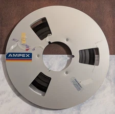 Vintage Ampex 456 Grand Master Tape - 10.5" Metal Reel To Reel - Used Media