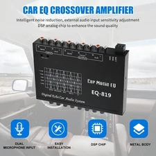 PARAMETRIC EQUALIZER 8-BAND 8 VOLTS MAX OUTPUT FOR AMPLIFIER，RMS Adjustable EQ