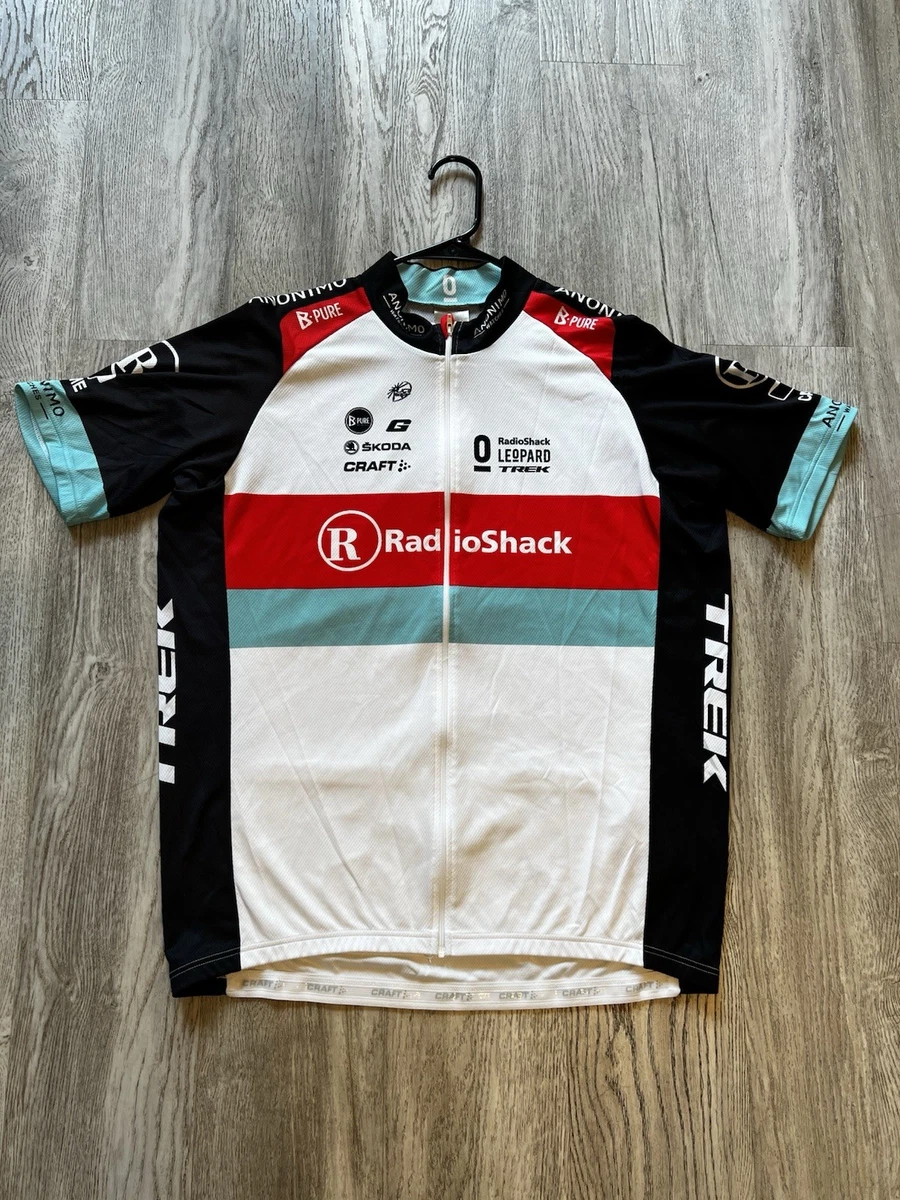 RADIOSHACK Craft Maillot Bicyclette Cyclisme Shirt Tg. L