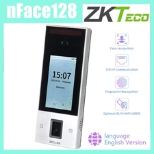 ZKTeco nFace128 Fingerprint Facial Time Attendance Access Control System