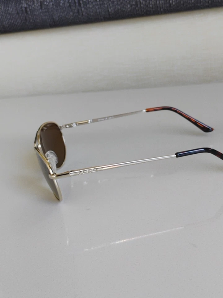 L.L. Gafas de sol polarizadas de aviador Bean Rye unisex 513563 Cat 3 usadas en excelente estado Foto 3 de 4