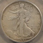 1921-S Walking Liberty Half Dollar 50c ANACS Certified VF30 Details Corroded