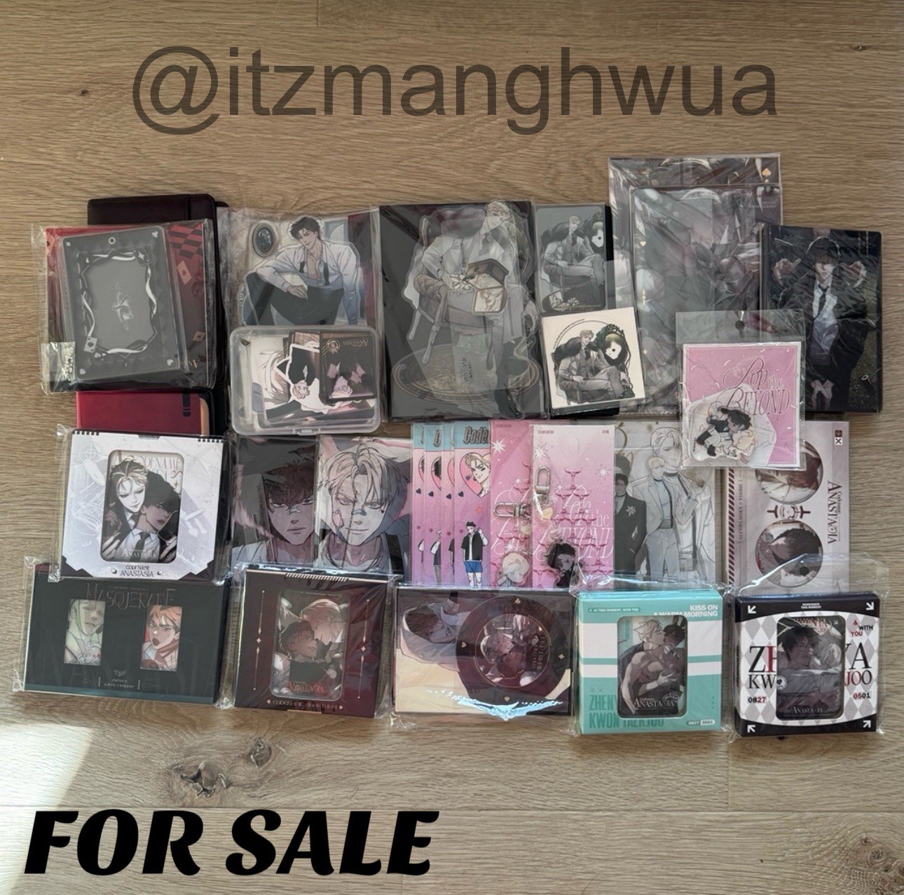 Nombre en clave Anastasia a granel | Tarjeta fotográfica Lezhin Bomtoon Yaoi BL anime Manhwa