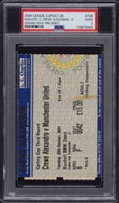 TICKET 2004 GERARD PIQUE PRO DEBUT MANCHESTER UNITED PSA 2