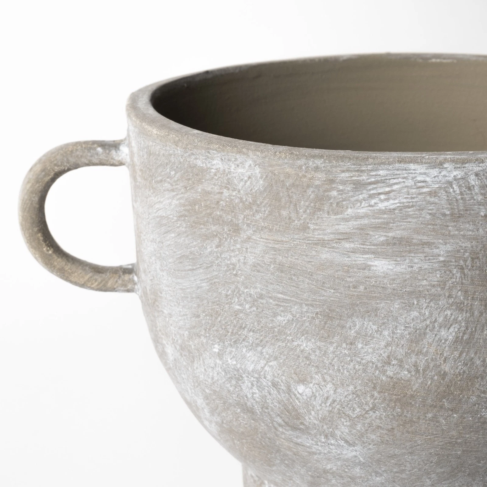 Mercana Deya Small Rustic Brown Ceramic Decorative Vase