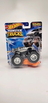 Hot Wheels Monster Truck Back To the Future Delorean Time Machine 164 scale