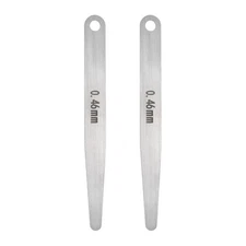 2pcs Metric Thickness Feeler Gauge 0.46mm Single Blade Tapered Feeler Gauge