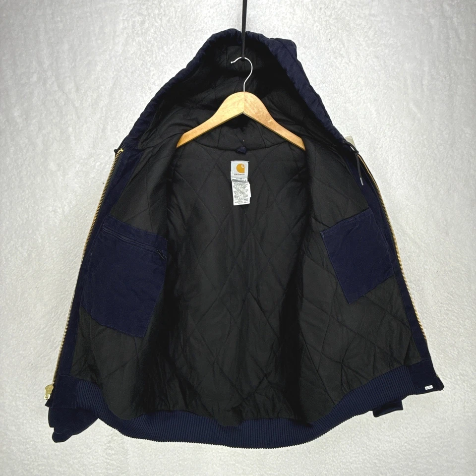 Carhartt Sierra Jacket Sherpa Lined Mens Medium J141 MDT Midnight Blue NWT READ - Image 3 of 4