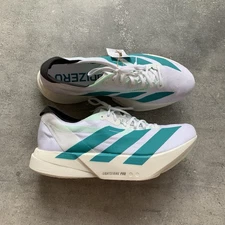 ADIDAS ADIZERO ADIOS PRO 4 RUNNING SHOES WHITE TEAL SIZE US 10.5 UK 10 EU 44 2/3