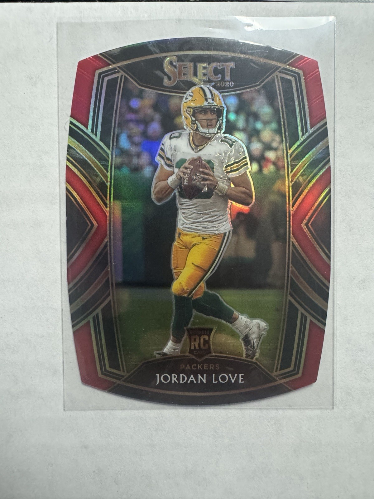 2020 Panini Select - Club Level Jordan Love #247 Red Prizm Die-Cut (RC)