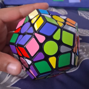 3x3x3 Irregular Cube/Twist Strategy Puzzle, Multicolor Plastic, Ages 8+