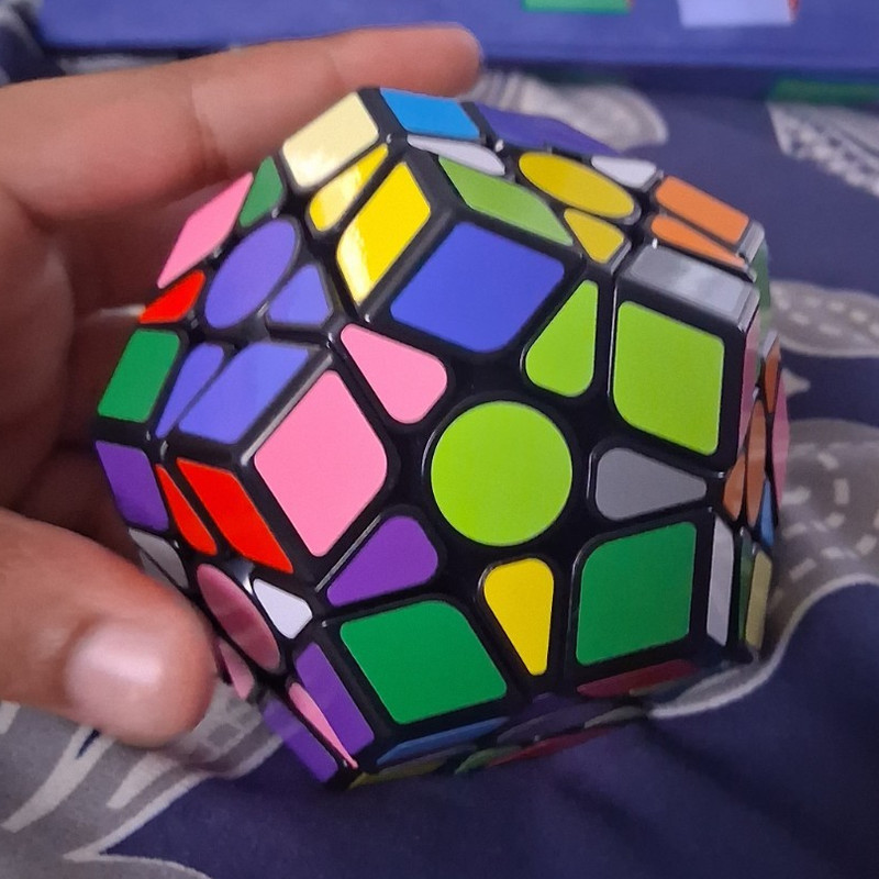 3x3x3 Irregular Cube/Twist Strategy Puzzle, Multicolor Plastic, Ages 8+
