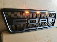 For Ford F150 Grill 2004 05 06 07 2008 Raptor Style Front Upgrade Grill Wled