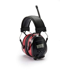 Rechargeable Ear Defenders with Bluetooth, FM/AM Digital Radio and