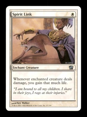 Spirit Link LP Light Play Eighth Edition MTG [7339]