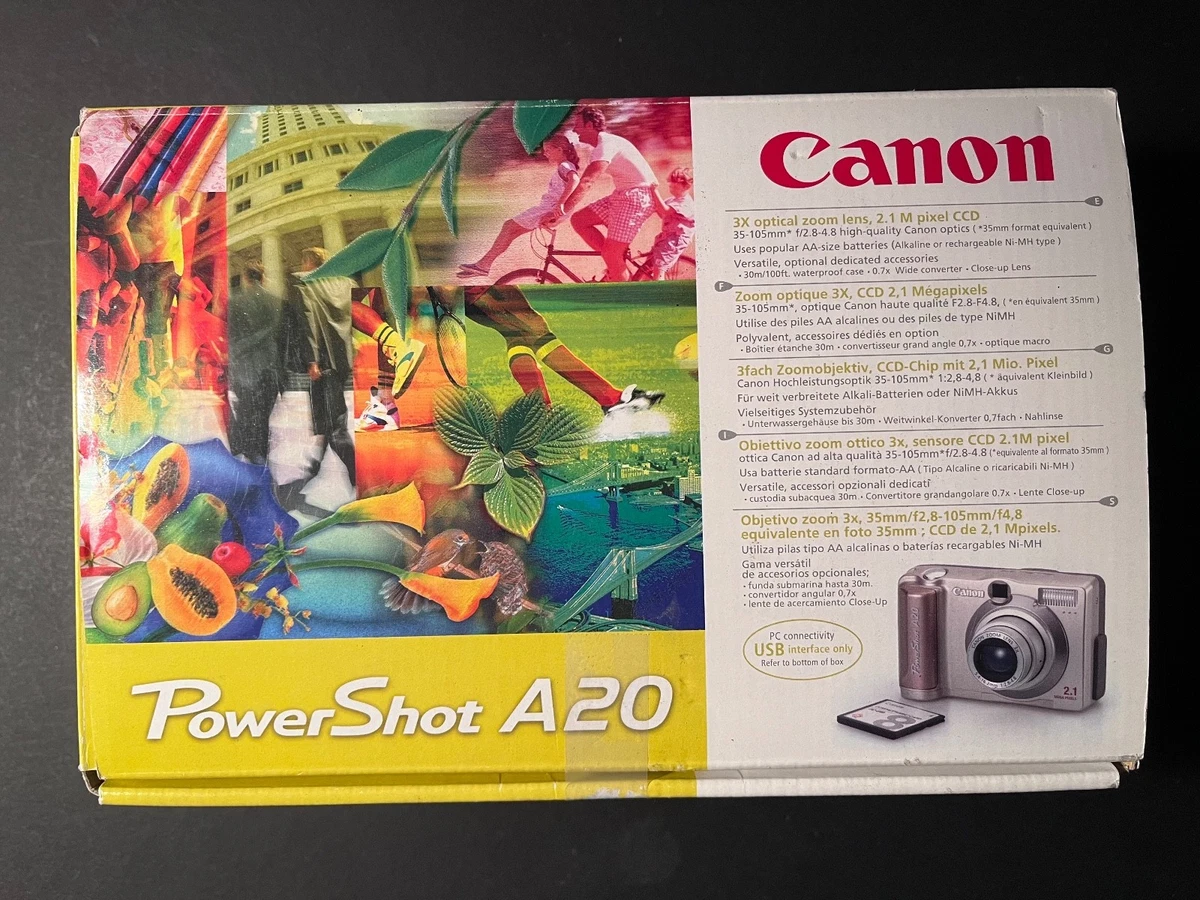 Canon PowerShot A20 Digital Cameras for Sale | Shop New & Used