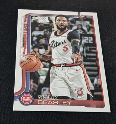 2025-26 MALIK BEASLEY TOPPS BASE #43 (PISTONS)