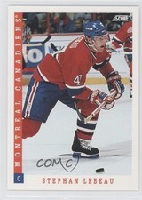1993-94 Score American Stephan Lebeau #72 0s5