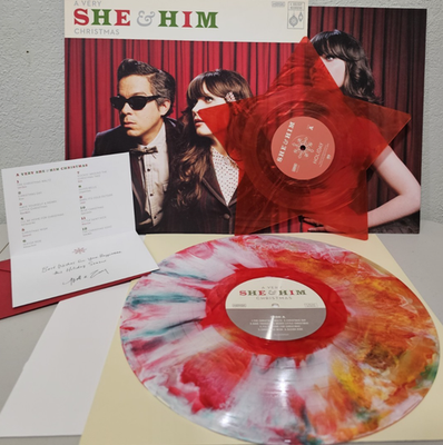 A Very She And Him Christmas Blood Records /1000 Zooey Deschanel