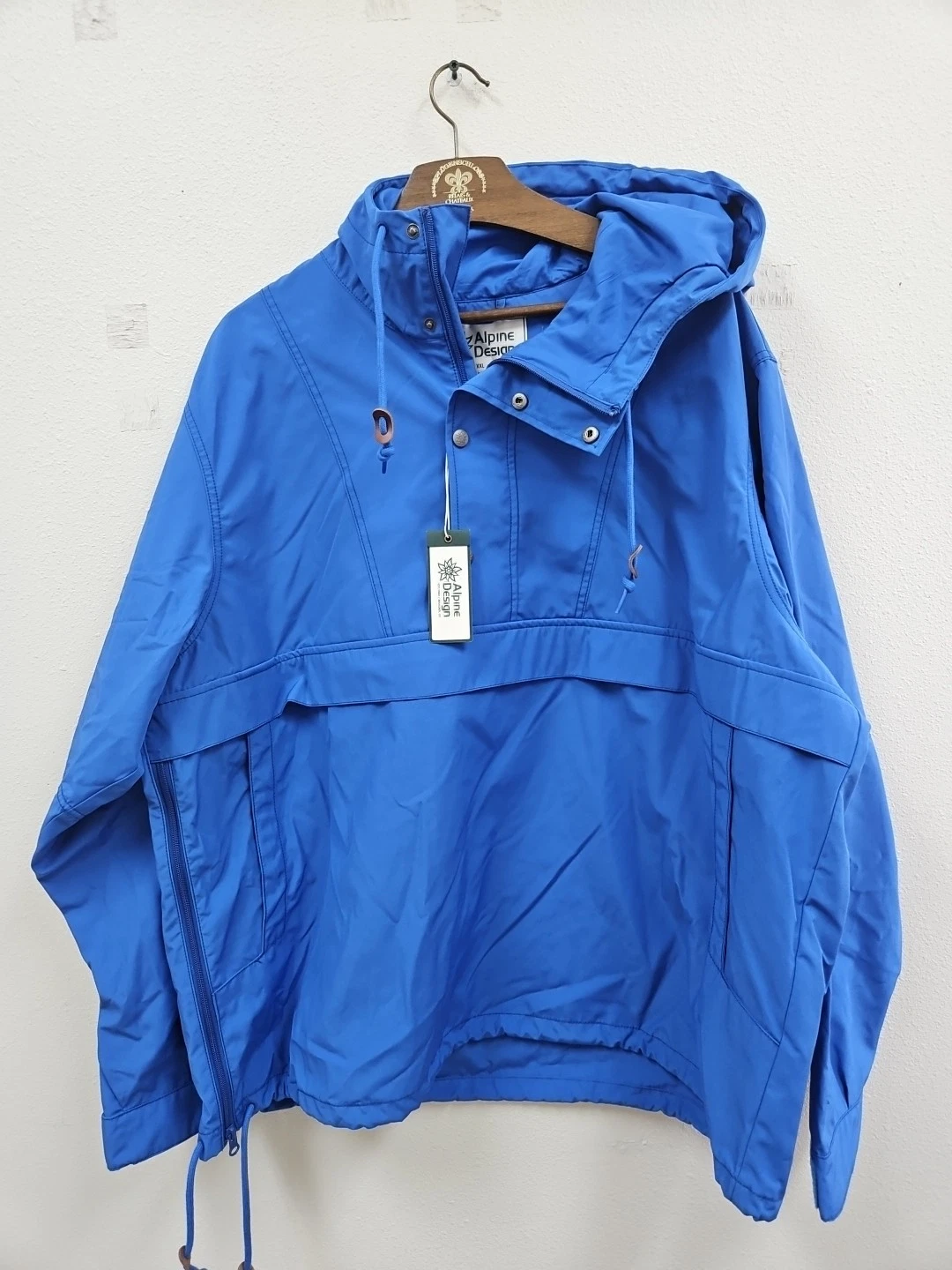 ALPINE DESIGN 1962 ANORAK Mens XXL Windbreaker Jacket Golf Water Resistant NWT