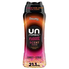 Downy Unstopables Fusions In-Wash Scent Booster Laundry Beads, Sunset and Citrus