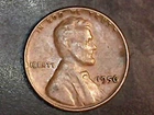 1956 Lincoln Wheat Penny No Mint Mark DDO DDR L on Rim Error -Vintage!