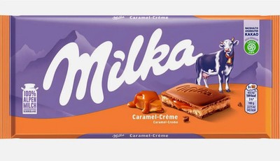 Milka Chocolate Bar Toffee Caramel Creme 100 g