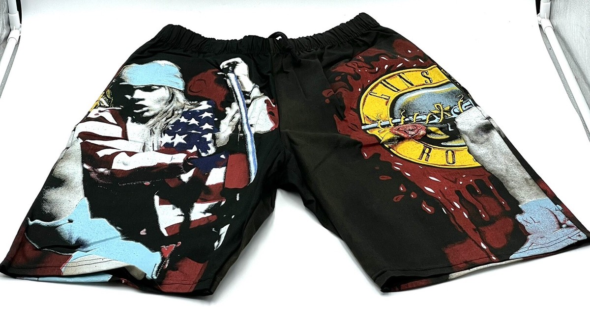 VINTAGE 1992 GUNS N' ROSES SHORTS CONCERT TOUR RARE AXEL VINTAGE 1992 GUNS N' ROSES SHORTS CONCERT TOUR RARE AXEL