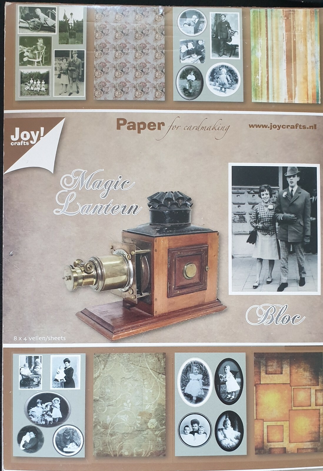 Spring 6011//0308-24 Sheets Joy Crafts Paper Bloc 15cm x 30cm