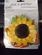NEW pack of the paper studio STICK A BILITIES GIVE THANKS die cut stickers 24 pc