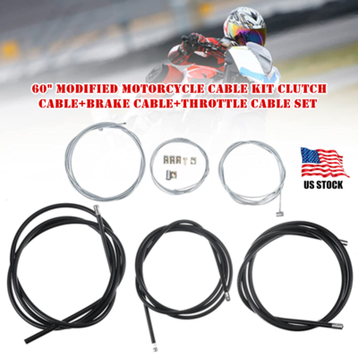 part 1 Set Universal Motorcycle Emergency Throttle Cable Brake Clutch Cable Repair Kit