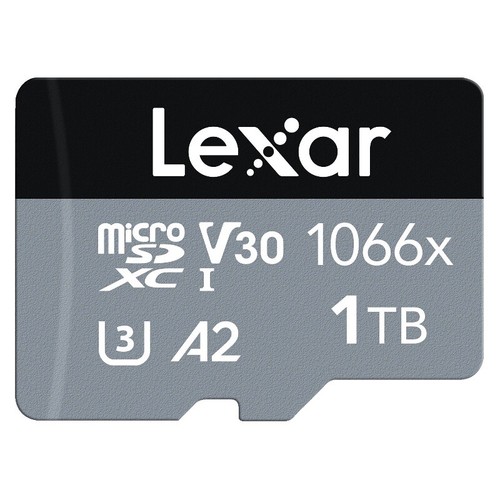 New Lexar Professional 1066x 512GB 1TB microSDXC microSD Card A2 U3 w/SD Adapter - Picture 4 of 5