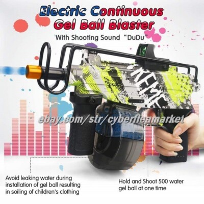 Green Camo AutoElectric Blaster Scorpion Gel Splatter Ball gun