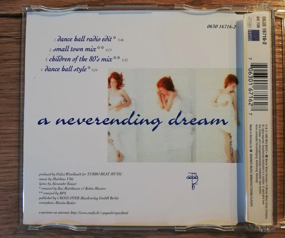 X-perience - A neverending dream (Remixes) 1996 Maxi-CD Rarität - Bild 2 von 2
