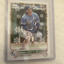 Bobby Witt Jr. Base RC 2022 Topps Holiday Baseball Card #HW150