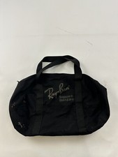 Vintage Ray-Ban Duffle Bag Black Gym Duffel Bausch Lomb