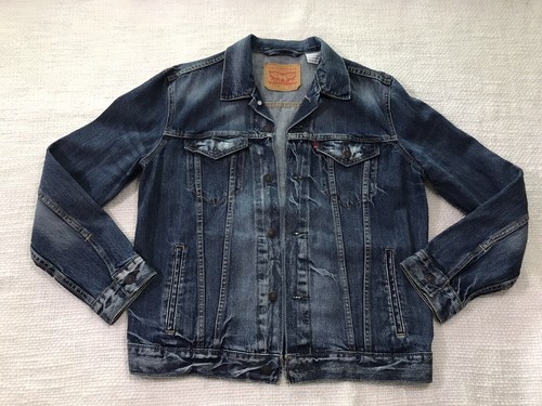 mens levis jean jacket sz L | eBay