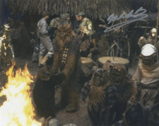 MALCOLM DIXON as an Ewok - Star Wars GENUINE SIGNED AUTOGRAPH