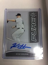 2015 Leaf Trinity Baseball PURE PA-KH1 Kyle Holder RC Autograph AUTO