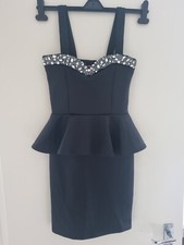 Little black dress size 8 Boohoo party Christmas
