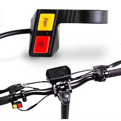 Button Headlight ON Off Switch Light 4 pins for Kugoo G2  Electric Scooter