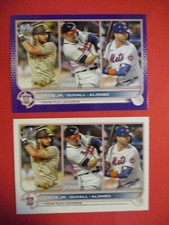 2022 Topps Series 1-HR Home Run Leaders Meijer Purple & Base Tatis Alonso Duvall