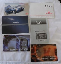 2004 KIA OPTIMA OWNERS MANUAL SET  WITH CASE OEM FREE SHIPPING!