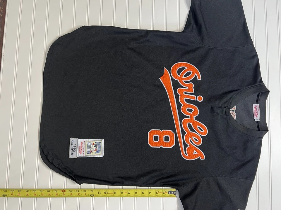 Camiseta Mitchell & Ness CAL RIPKEN Cooperstown Collection Baltimore Orioles tamanho 52 - Imagem 4 de 4