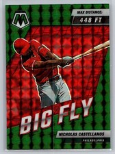 Nicholas Castellanos - 2022 Mosaic Baseball - Big Fly - Green #BF-11 - Phillies
