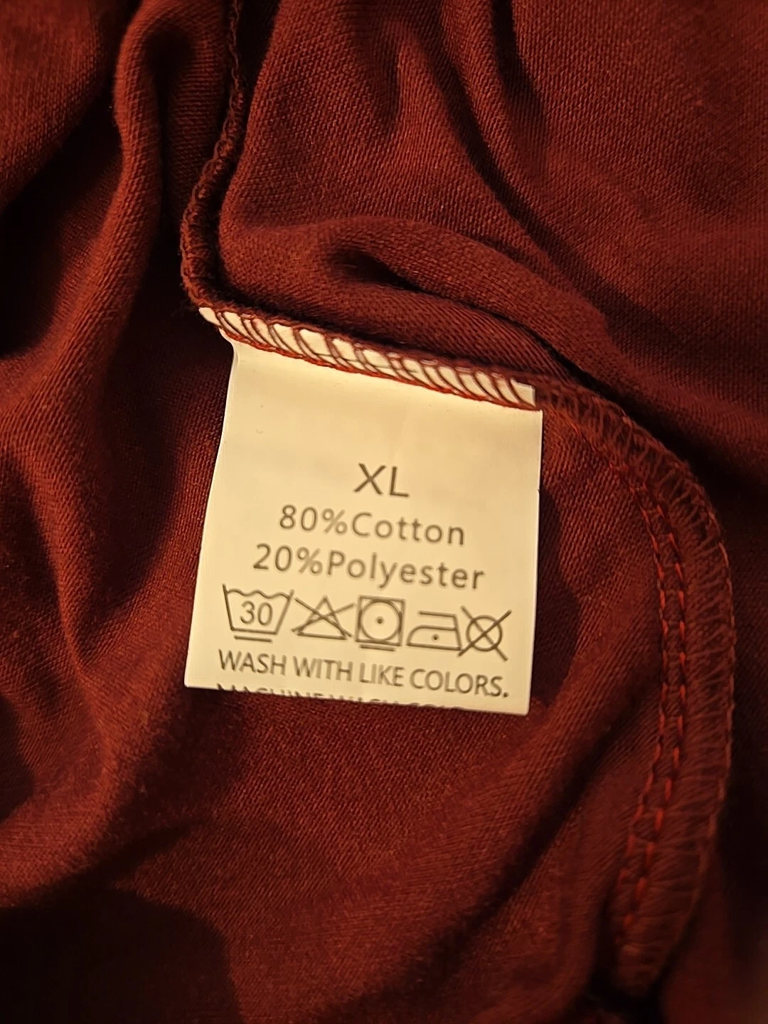 OFF WHITE Top con cappuccio da donna taglia XL. Felpa Borgogna & Avorio Azteca Maniche Lunghe Nuova