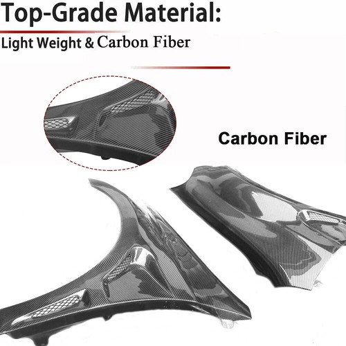 For Volkswagen VW Golf MK6 GTI CARBON FIBER Exterior Side Fender Panel Wide Body - Picture 6 of 12