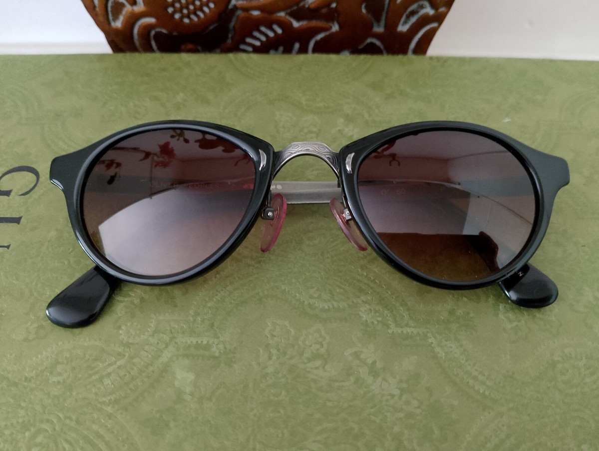Vintage Oliver Peoples OP-60 Sunglasses Off Round - Medium - Made